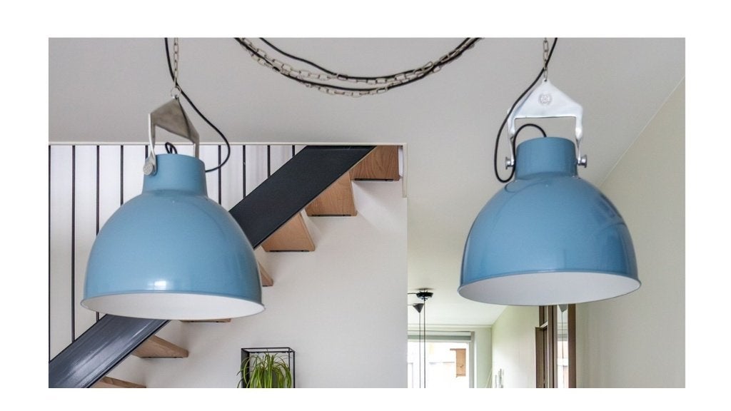 2x Look4Lamps Colorland Medium Hanglamp, Huis en Inrichting, Lampen | Hanglampen, Ophalen, Gebruikt, E27 (groot), Metaal