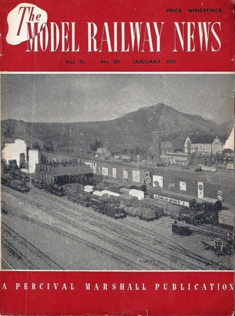 12 BLADEN MAAND BLADEN MODEL RAILWAY NEWS 1950, Ophalen of Verzenden, Zo goed als nieuw, Gelijkstroom, Boek, Tijdschrift of Catalogus