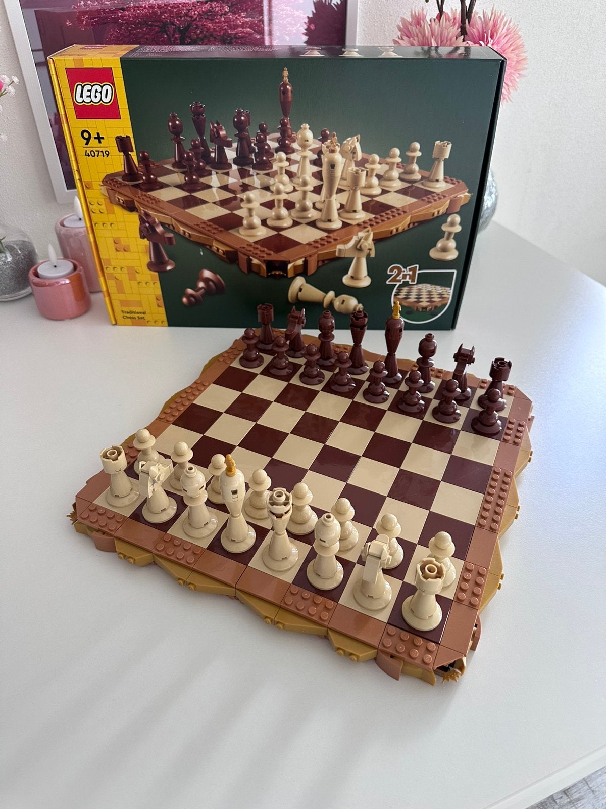 Lego “klassieke schaak & dam set 2 in 1” 40719, Overige thema's, Lego, Ophalen of Verzenden, Zo goed als nieuw