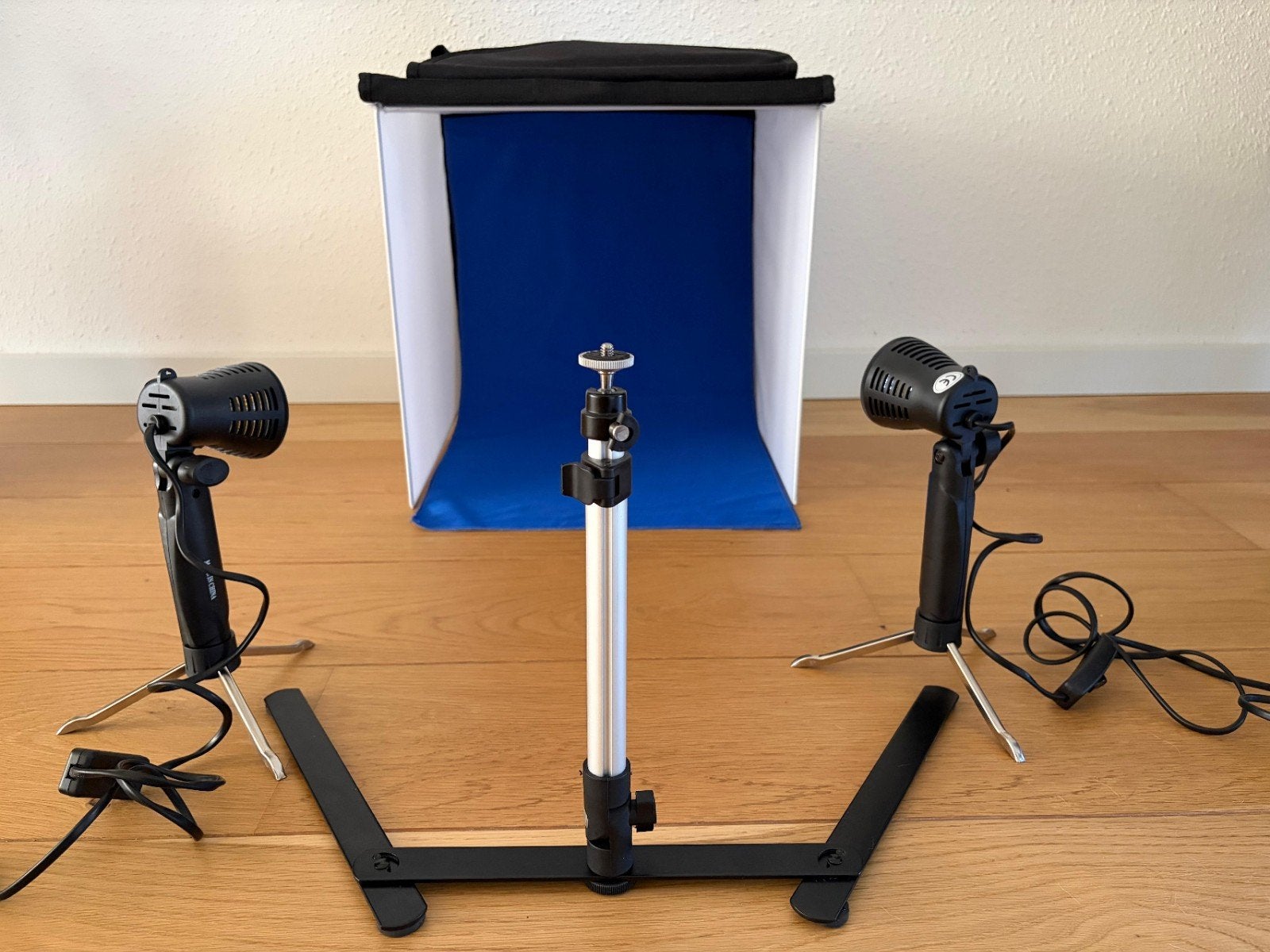 Mini Fotostudio Set, Audio, Tv en Foto, Inclusief lampen, Gebruikt, Ophalen of Verzenden, Mini fotostudio