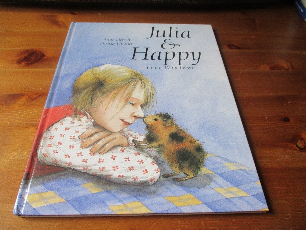 Julia & Happy - Prentenboek - De Vier Windstreken, Ophalen of Verzenden, Gelezen, Annie Fiersch, Christa Unzner, Prentenboek