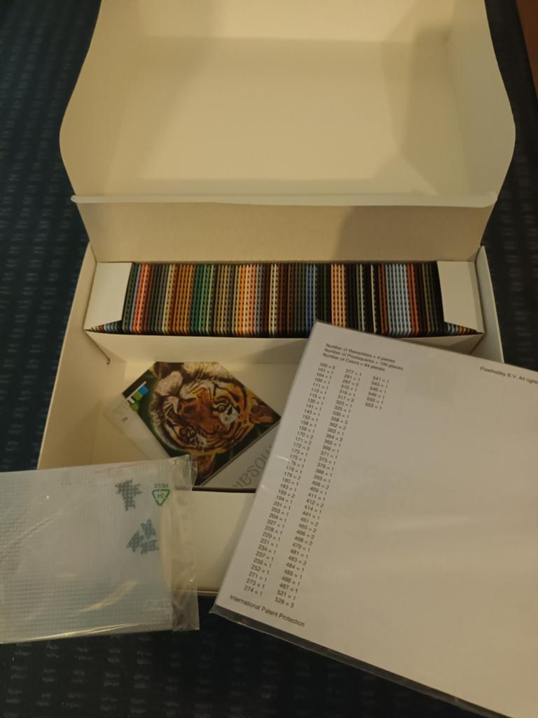Grote Pixelhobby set Schotse Hooglander compleet, Ophalen