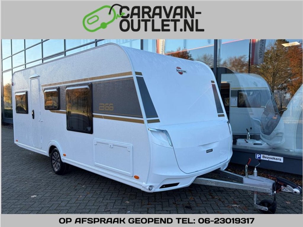 Bürstner B66 485 TS | MEENEEMPRIJS!, Caravans en Kamperen, Caravans, Bedrijf, tot en met 4, Rondzit, Bürstner, Queensbed, Overige typen