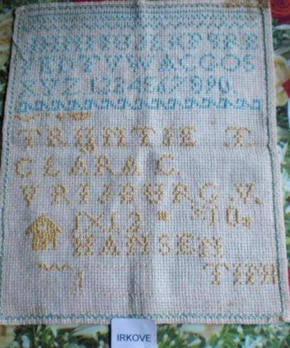 ECHTE OUDE MERKLAP * IN PASTELKLEUREN * Briefpost *, Verzenden