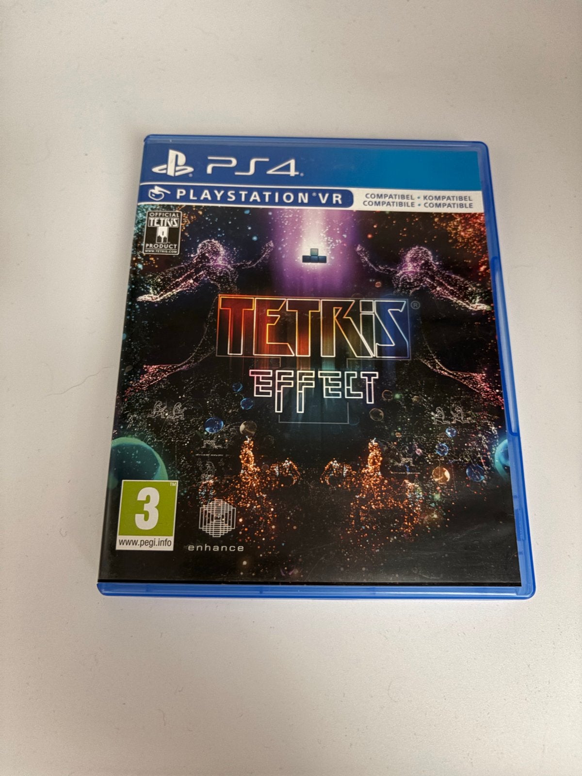 Tetris Effect PS4 - Zo goed als nieuw, inclusief VR-modus, Puzzel en Educatief, 1 speler, Virtual Reality, Ophalen of Verzenden