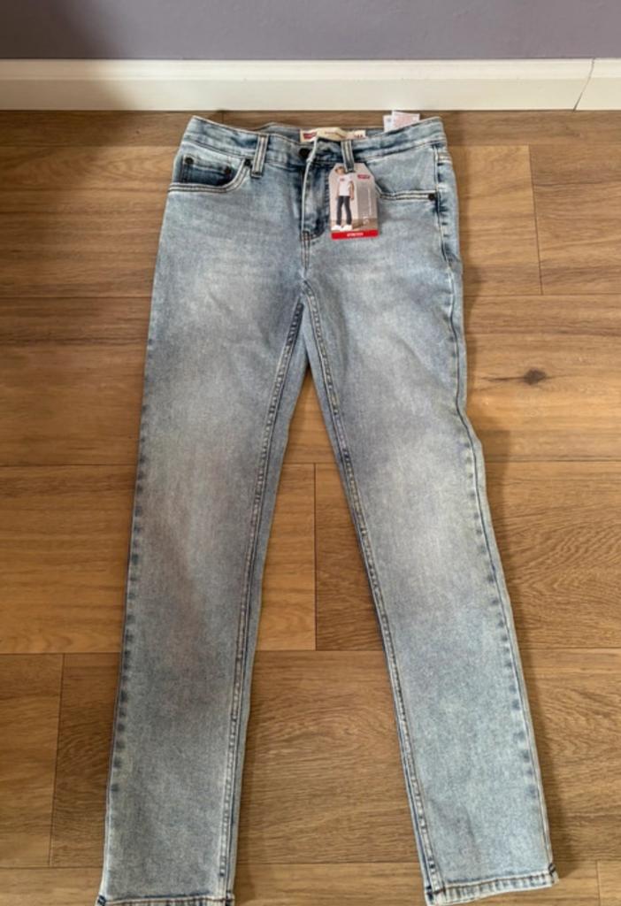 Nieuwe Levi's 510 Skinny Jeans - Lichtblauw (Maat 14A), Ophalen of Verzenden, Nieuw, Blauw, Overige jeansmaten