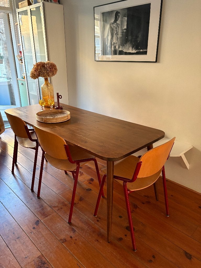 Grenen eettafel, Scandinavisch model, 180 x 75 cm, Ophalen, Gebruikt, Scandinavisch, 50 tot 100 cm