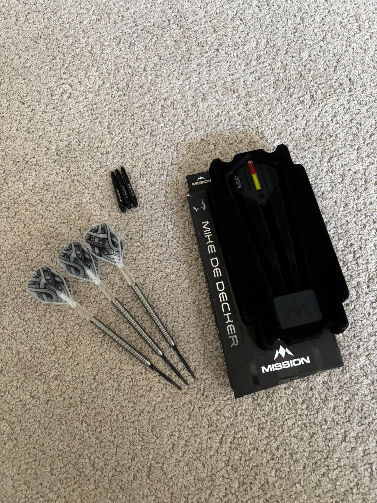Mission MDD Decker darts 95% tungsten 24 gram, Ophalen of Verzenden, Zo goed als nieuw, Pijlen