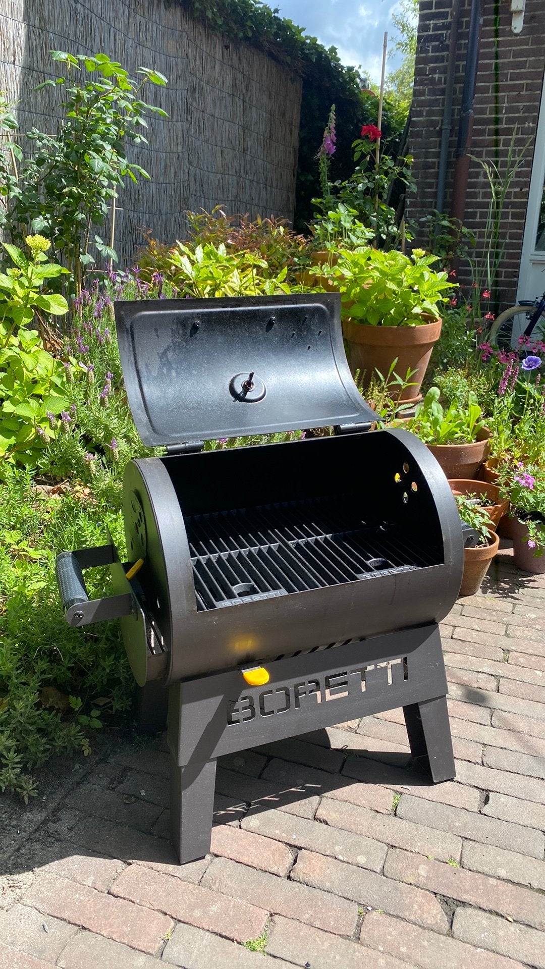 Boretti terzo bbq grill zomer, Ophalen, Gebruikt, Met accessoires
