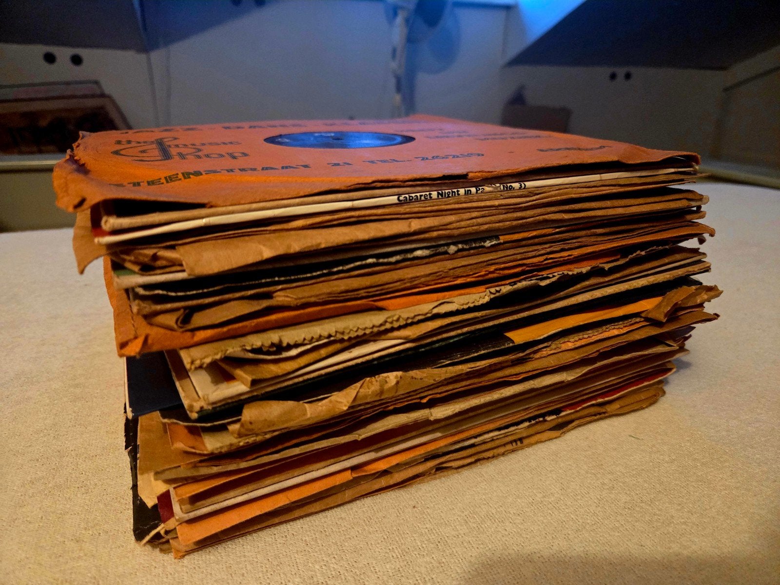 Verzameling bakelieten 78-toeren platen, Ophalen of Verzenden, Gebruikt, Overige formaten