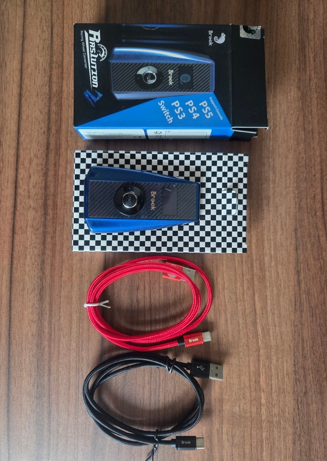 Brook Raslution 2 Racing Wheel Converter PS3/PS4/PS5/Switch, Zo goed als nieuw, Overige typen, Overige merken, PlayStation