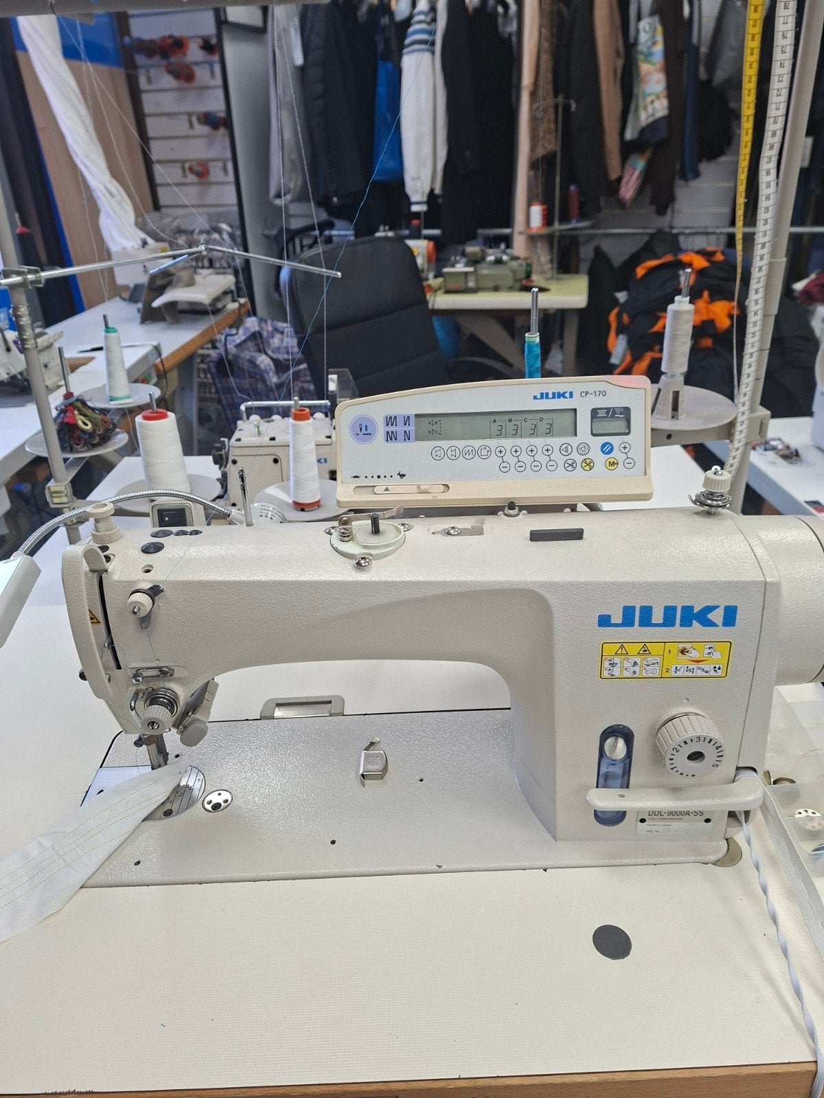 Juki DDL-9000A-SS Industriële Naaimachine, Ophalen of Verzenden, Zo goed als nieuw, Naaimachine, Industrieel