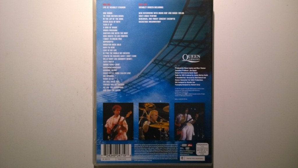 Queen - Live At Wembley Stadium (DVD), Alle leeftijden, Ophalen of Verzenden, Zo goed als nieuw, Muziek en Concerten