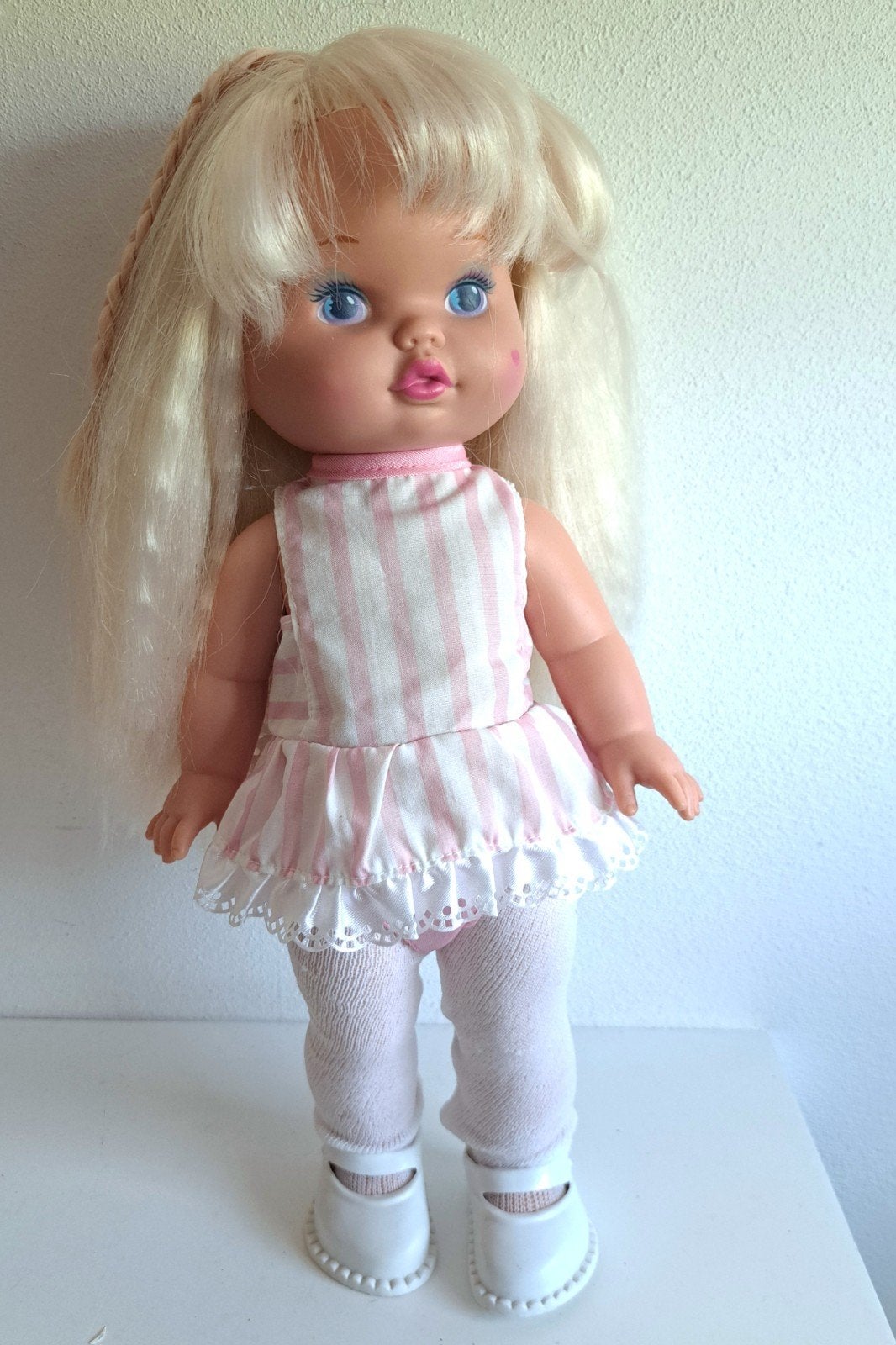 Mattel lil' miss dress up 1988 met originele jurk, Ophalen of Verzenden, Gebruikt, Pop