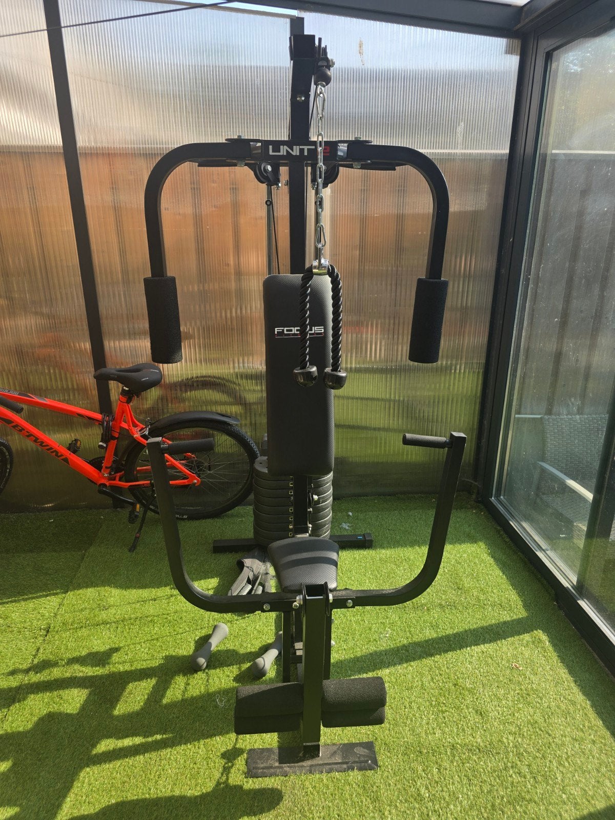 Focus Fitness Unit 2 Krachtstation - Zo goed als nieuw, Ophalen of Verzenden, Zo goed als nieuw, Benen, Krachtstation