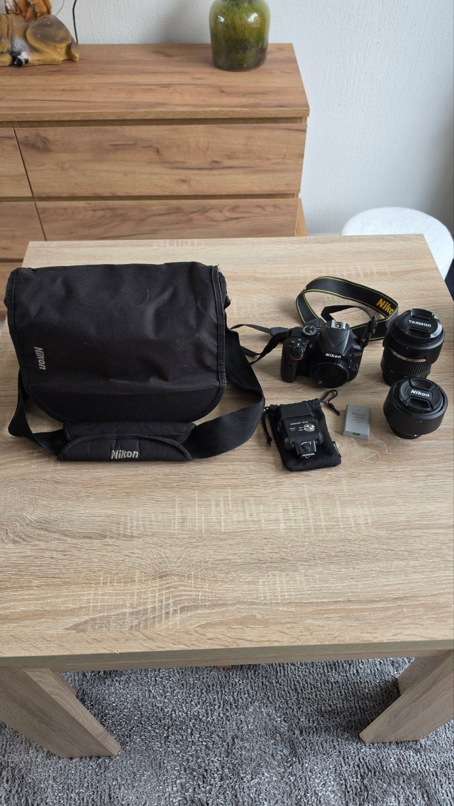 Complete Nikon D3400 Set | Tamron 18-270mm + Nikkor 50mm + a, Ophalen of Verzenden, Zo goed als nieuw, Nikon