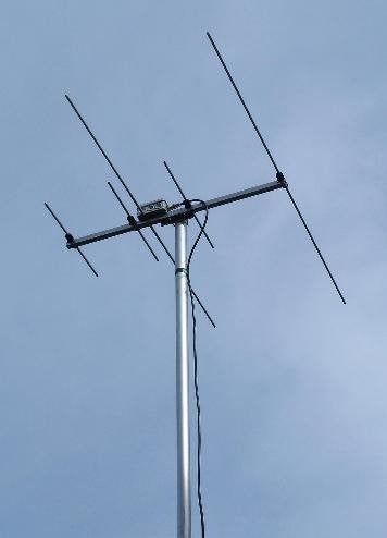 Gecombineerde 2 Element 2m / 5 Element 70cm Yagi Antenne, Ophalen, Gebruikt, Antenne