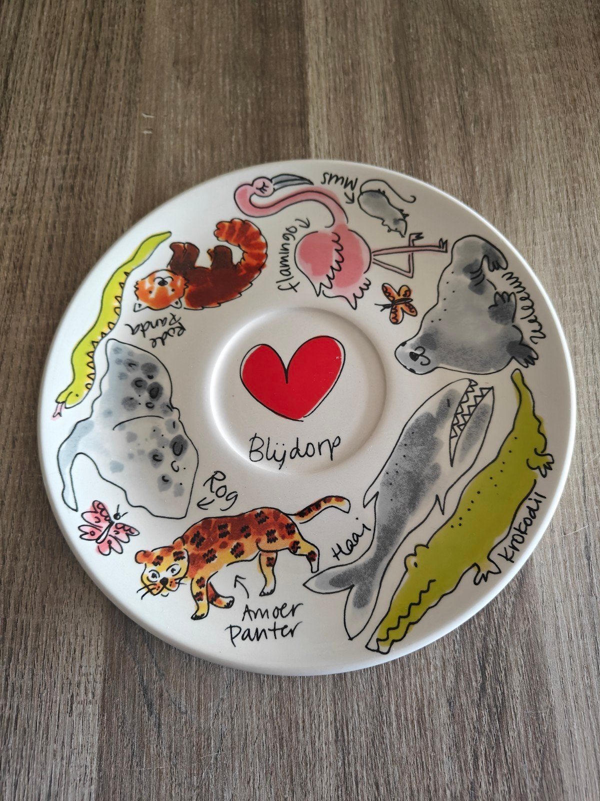 Blond Amsterdam Blijdorp Schotel ⌀19,5cm, Nieuw, Ophalen of Verzenden, Modern, Kop(pen) en/of Schotel(s)