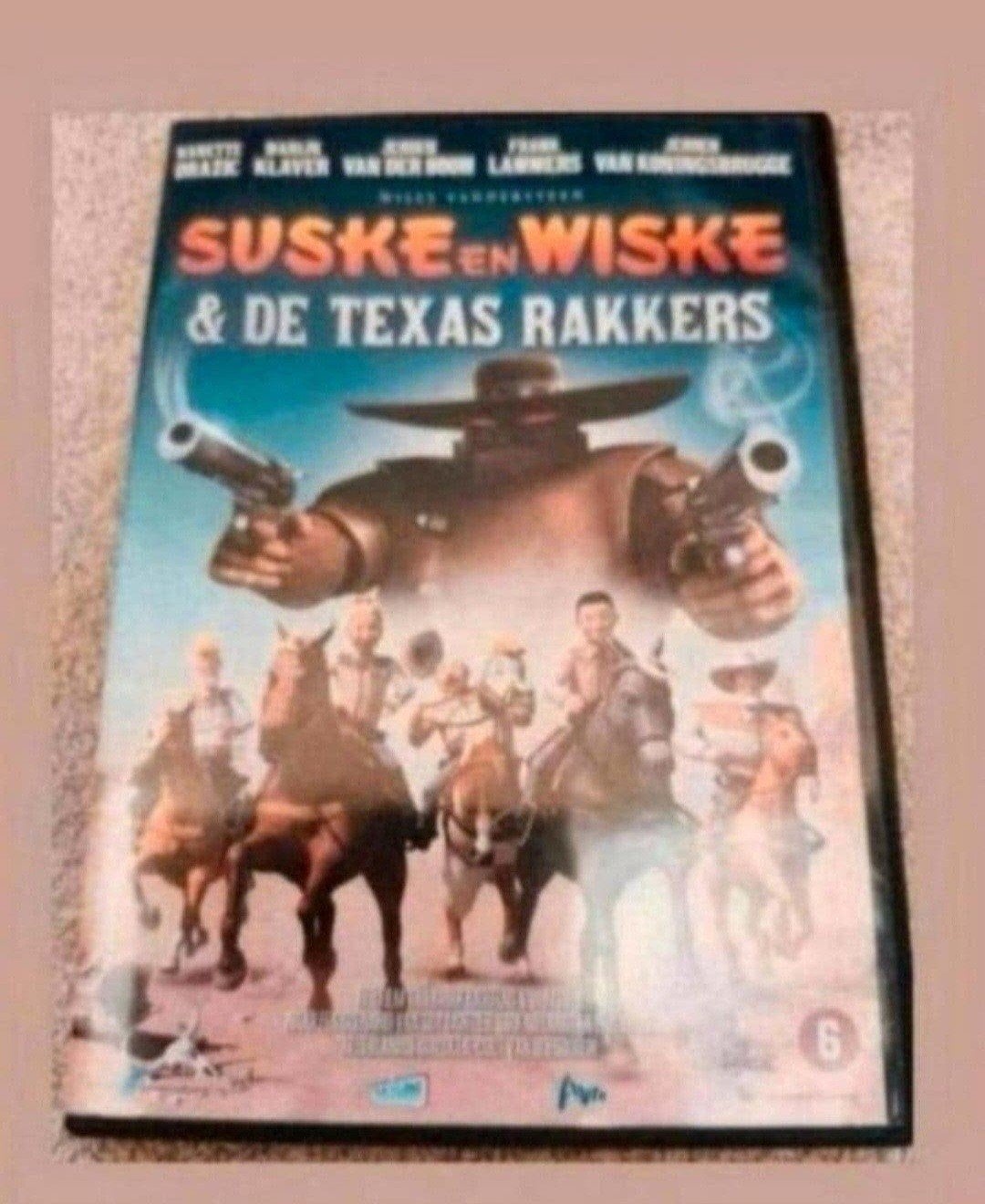 Suske en Wiske & De Texas Rakkers DVD, Europees, Animatie, Alle leeftijden, Nieuw in verpakking