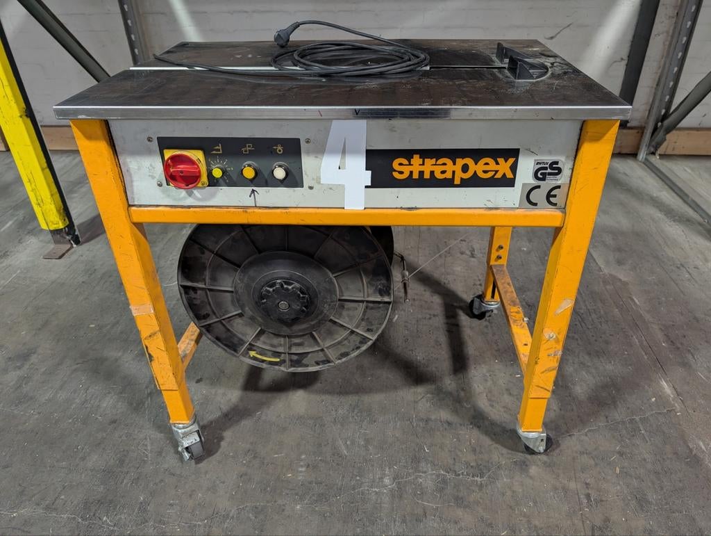 Bundelmachine Strapex, Ophalen, Gebruikt