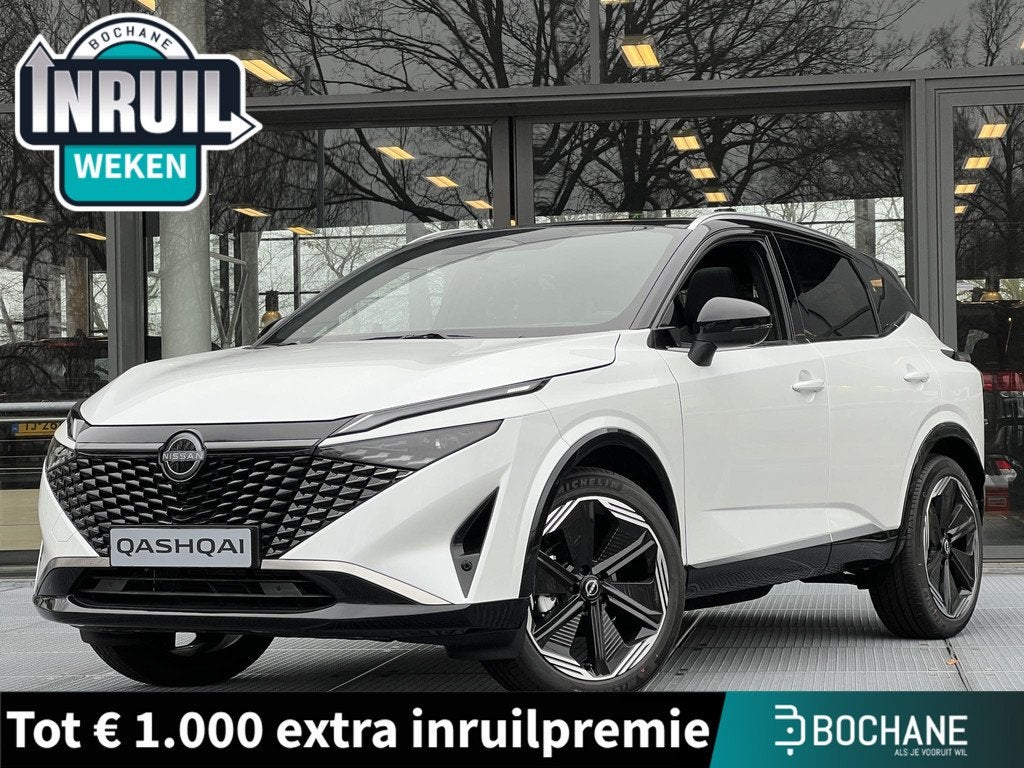 Nissan Qashqai 1.3 MHEV Xtronic Tekna Plus Automaat 158PK |, Auto's, Nissan, Automatische klimaatregeling, Euro 6, 4 cilinders