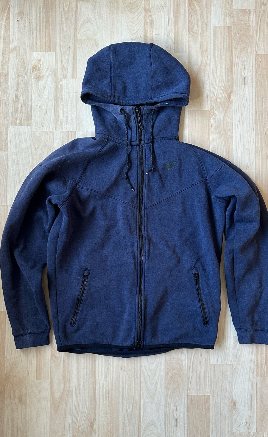 Nike Tech Fleece Hoodie - Donkerblauw - Maat M, Ophalen of Verzenden, Zo goed als nieuw