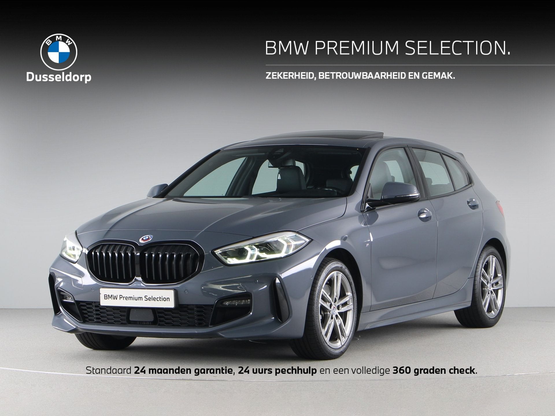 BMW 1 Serie 118i M-Sport (bj 2022, automaat), Gebruikt, Met garantie (alle), Origineel Nederlands, Bedrijf