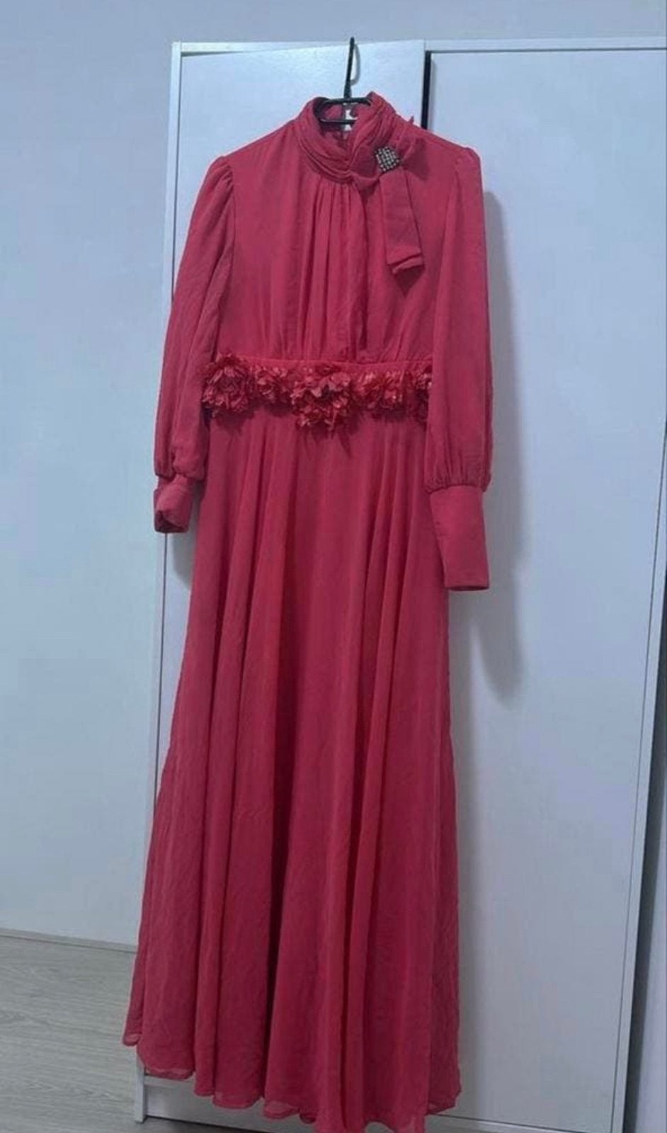 Rode Galajurk, Kleding | Dames, Jurken, Maat 42/44 (L), Nieuw, Ophalen of Verzenden, Rood