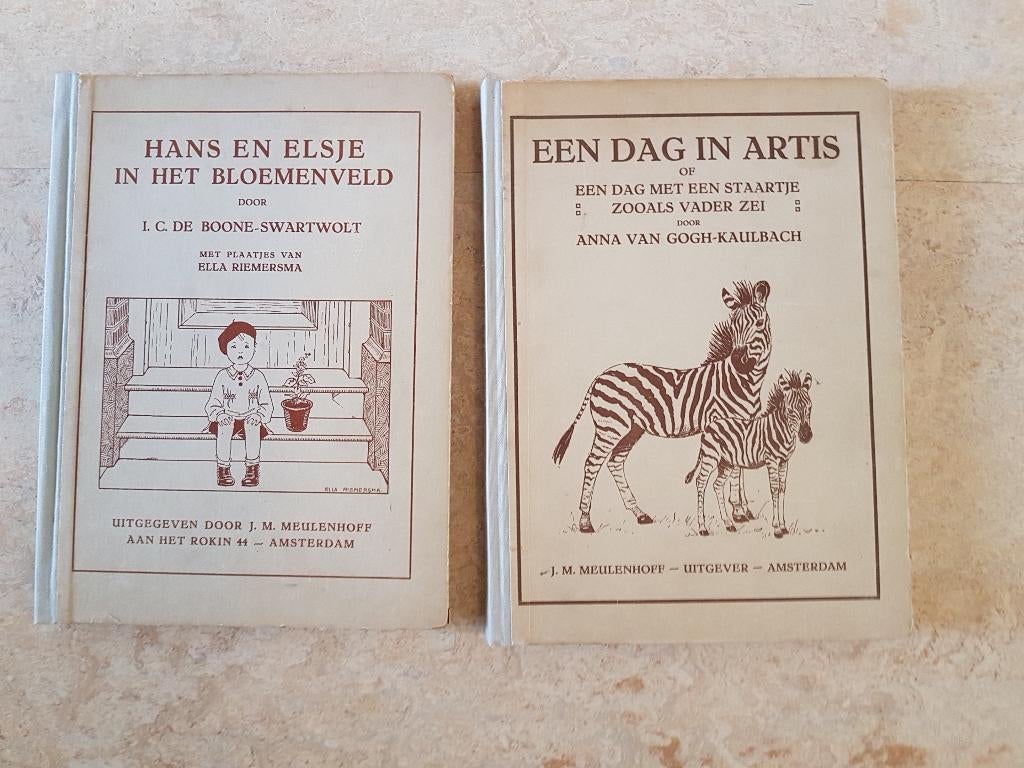 hans en elsje in het bloemenveld (1927), Gelezen, Ophalen of Verzenden, Fictie, I.C. Boone- swartwolt