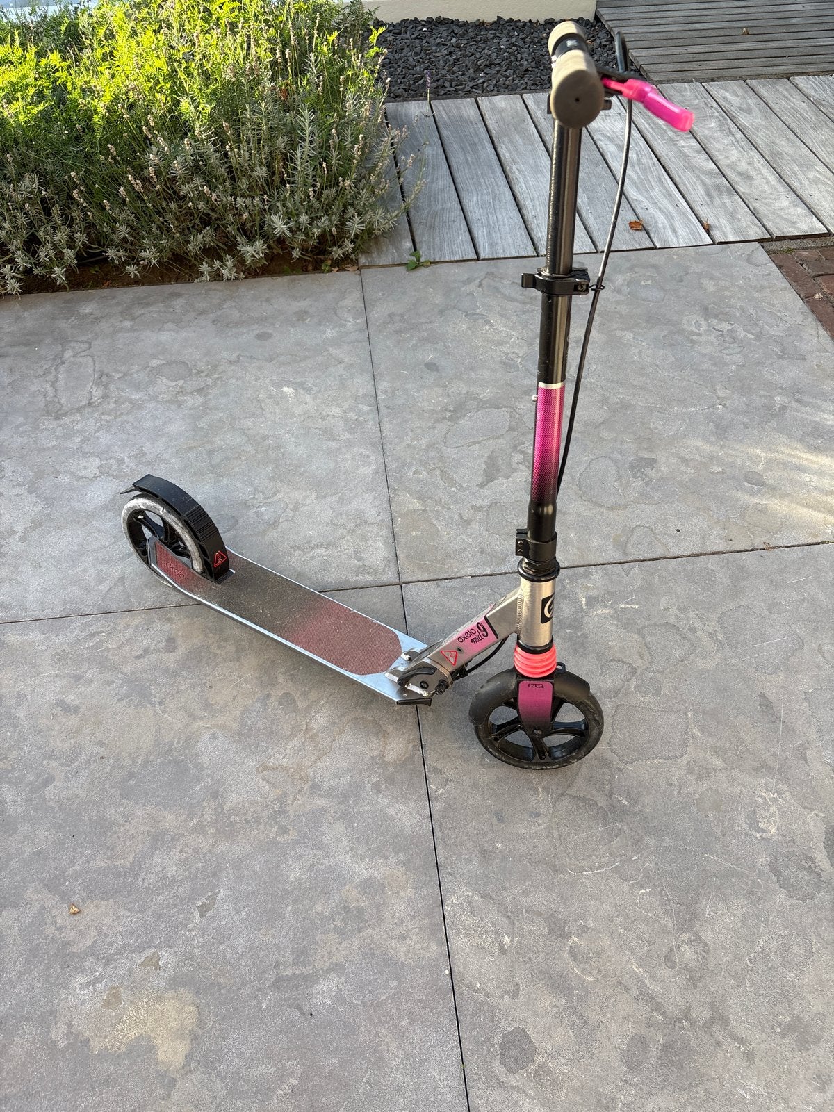 Oxelo Mid 9 Step - Roze/Zilver, Ophalen, Gebruikt, Gewone step