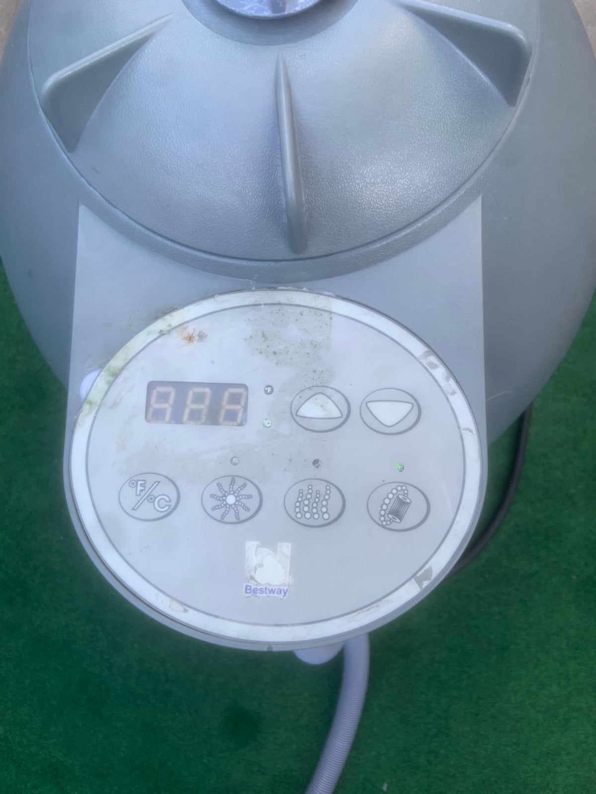 Gezocht lay-z-spa jacuzzi pomp programma sticker #54075fr, Ophalen of Verzenden, Zo goed als nieuw