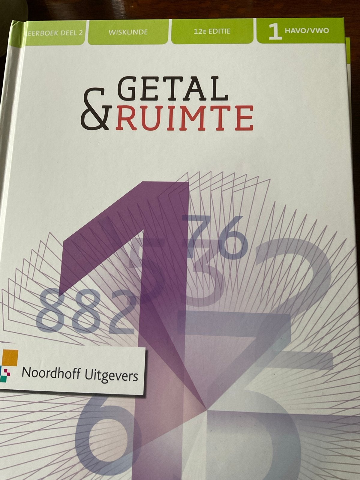 Nieuw Getal & Ruimte Wiskunde 1 Havo/VWO Leerboek Deel 2, Ophalen of Verzenden, Beta, Nieuw, HBO