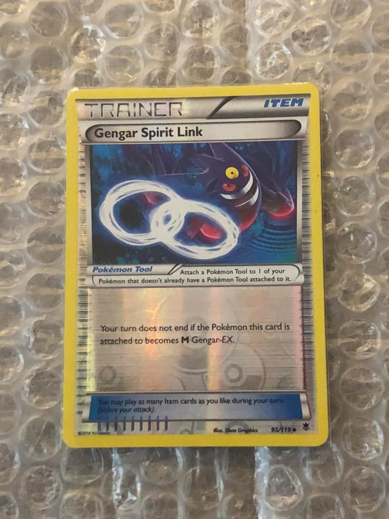 Gengar Spirit Link 95/119 Uncommon Reverse Holo, Ophalen of Verzenden, Nieuw, Losse kaart