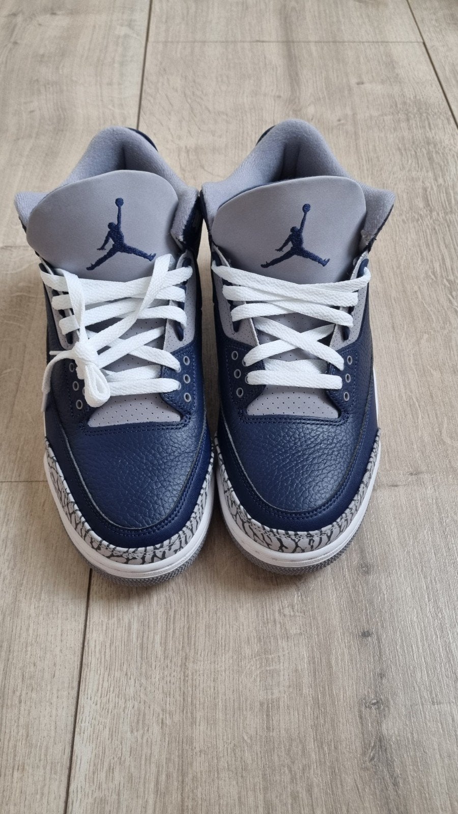 Nike Air Jordan "Georgetown" sneakers - Maat 42,5, Kleding | Heren, Schoenen, Blauw, Nike, Nieuw, Ophalen of Verzenden