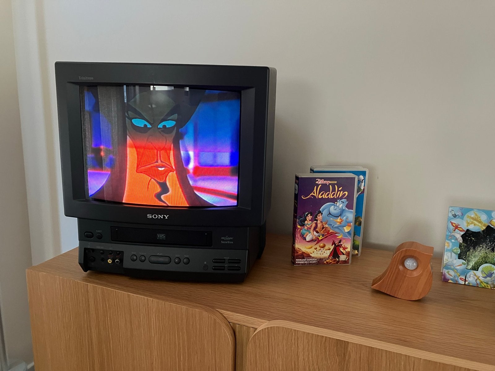 Zeldzame Sony Trinitron KV-14V5D CRT TV met VHS RGB 50/60hz, Ophalen, Gebruikt, Minder dan 40 cm, Sony