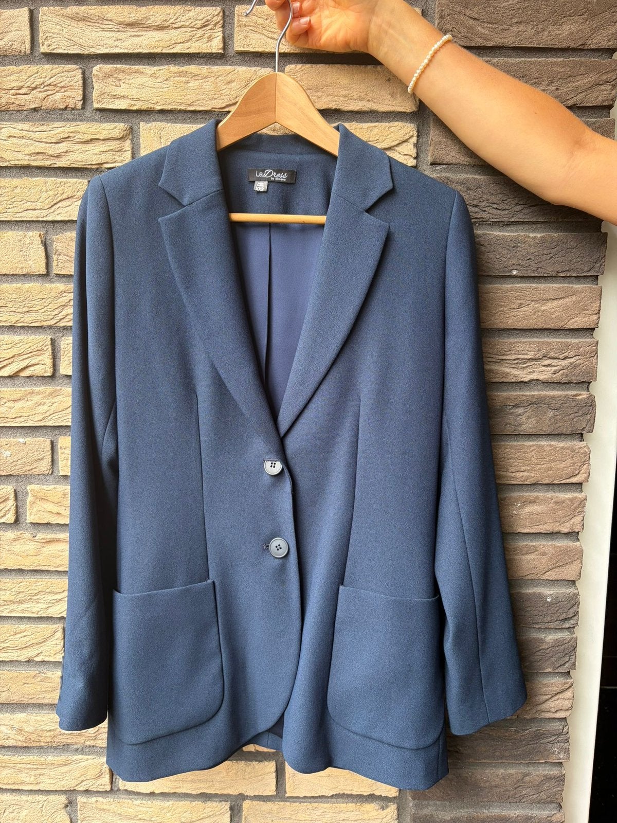 La Dress colbert blauw, Ophalen of Verzenden, Zo goed als nieuw, Maat 34 (XS) of kleiner, Blauw