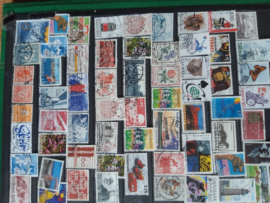 postzegels Denemarken, Postzegels en Munten, Ophalen of Verzenden, Denemarken, Gestempeld