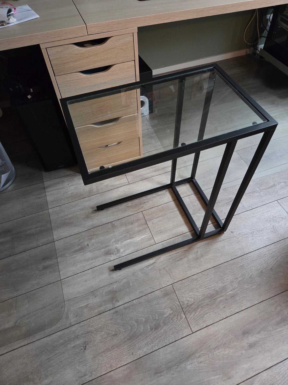 Ikea bijzettafel, 45 tot 60 cm, Minder dan 55 cm, Ophalen of Verzenden, Rechthoekig