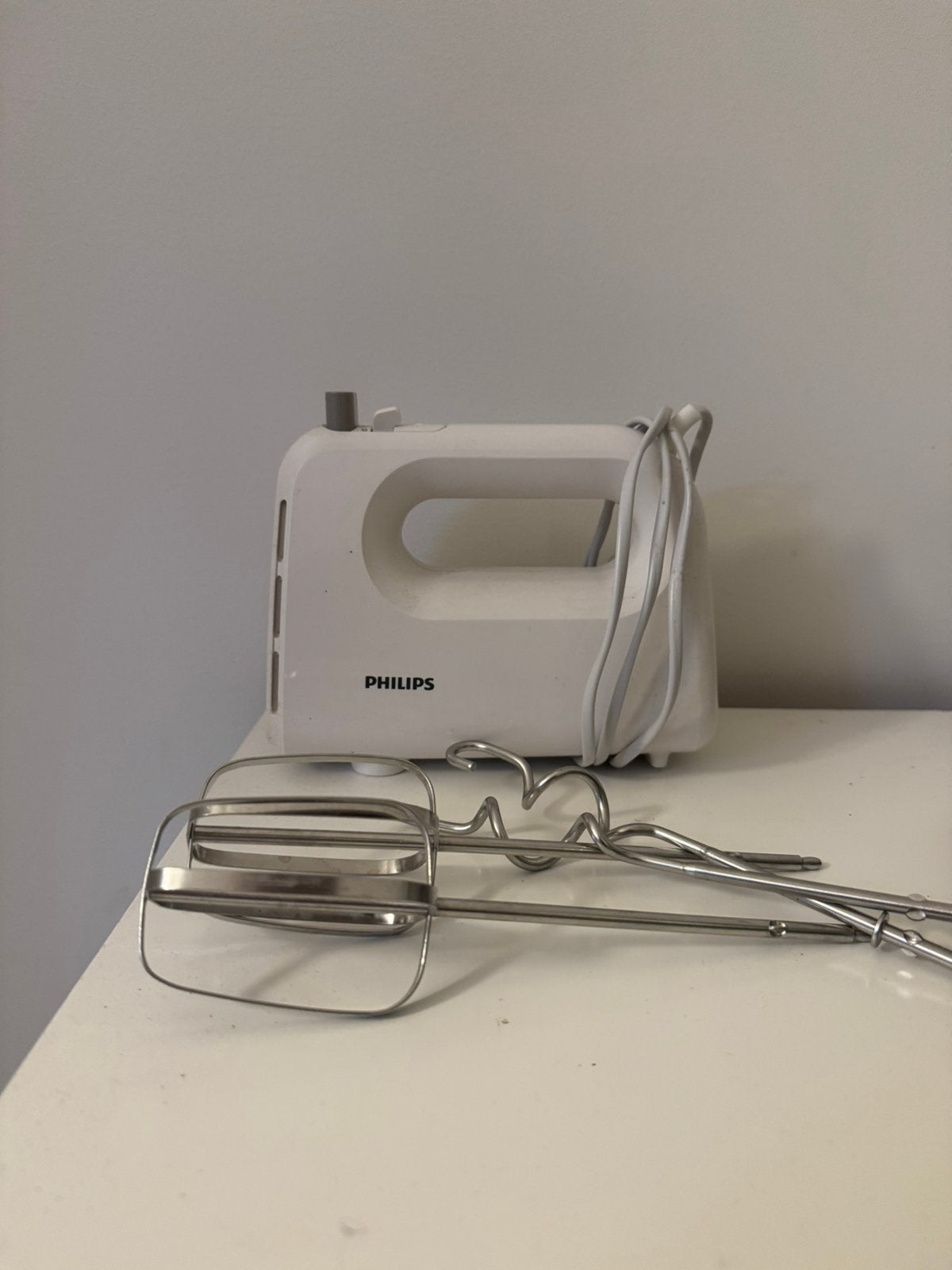 Philips 3000 Series handmixer met gardes en deeghaken + doos, Witgoed en Apparatuur, 3 tot 4 liter, Ophalen of Verzenden, Gebruikt