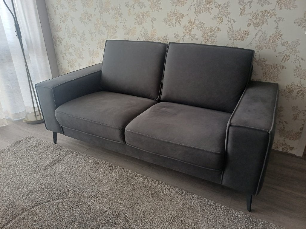 Amper gebruikte Pronto Barrio 2,5 zits bank met stof python., Huis en Inrichting, Ophalen, 150 tot 200 cm, Tweepersoons, 75 tot 100 cm
