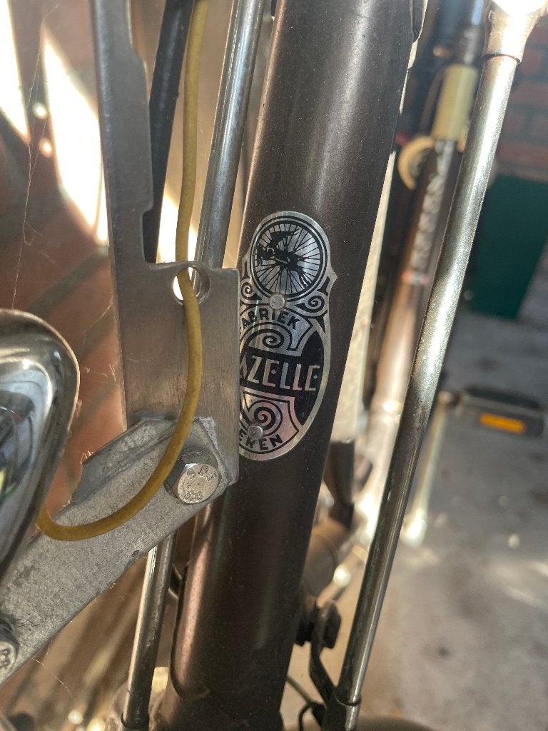 OMA fiets, Ophalen, Gebruikt, Gazelle, Handrem