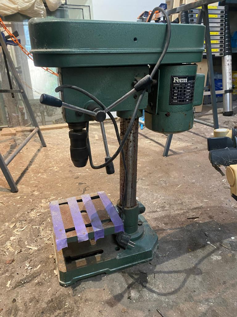 Kolomboor Ferm - Robuuste Boormachine voor Precisiewerk, Doe-het-zelf en Verbouw, Gereedschap | Boormachines, Ophalen, Gebruikt