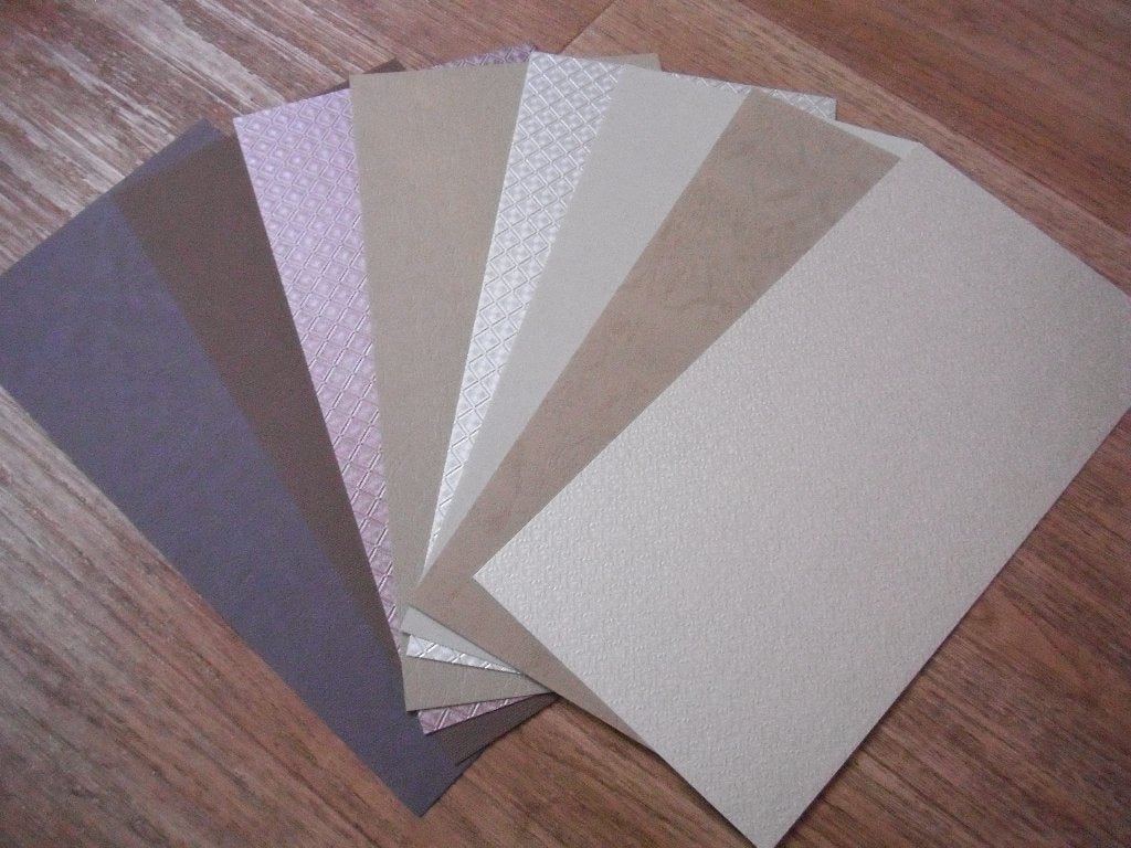8 vellen speciaal karton 27x13,5 bruin tinten, Ophalen of Verzenden, Nieuw, Overige thema's, Blanco kaart of Basiskaart