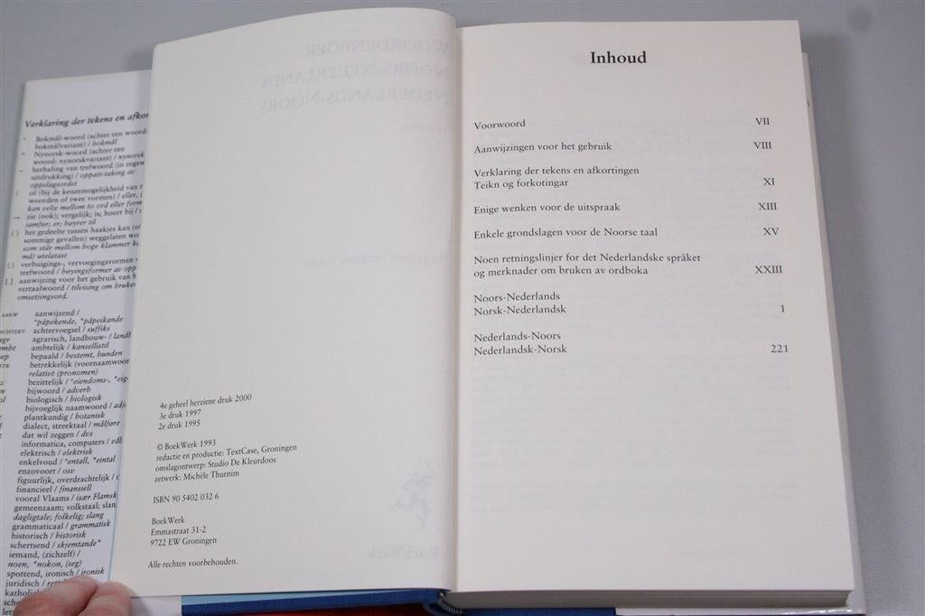 Woordenboek Noors-Nederlands, Nederlands-Noors, Ophalen of Verzenden, Gelezen, Van Dale