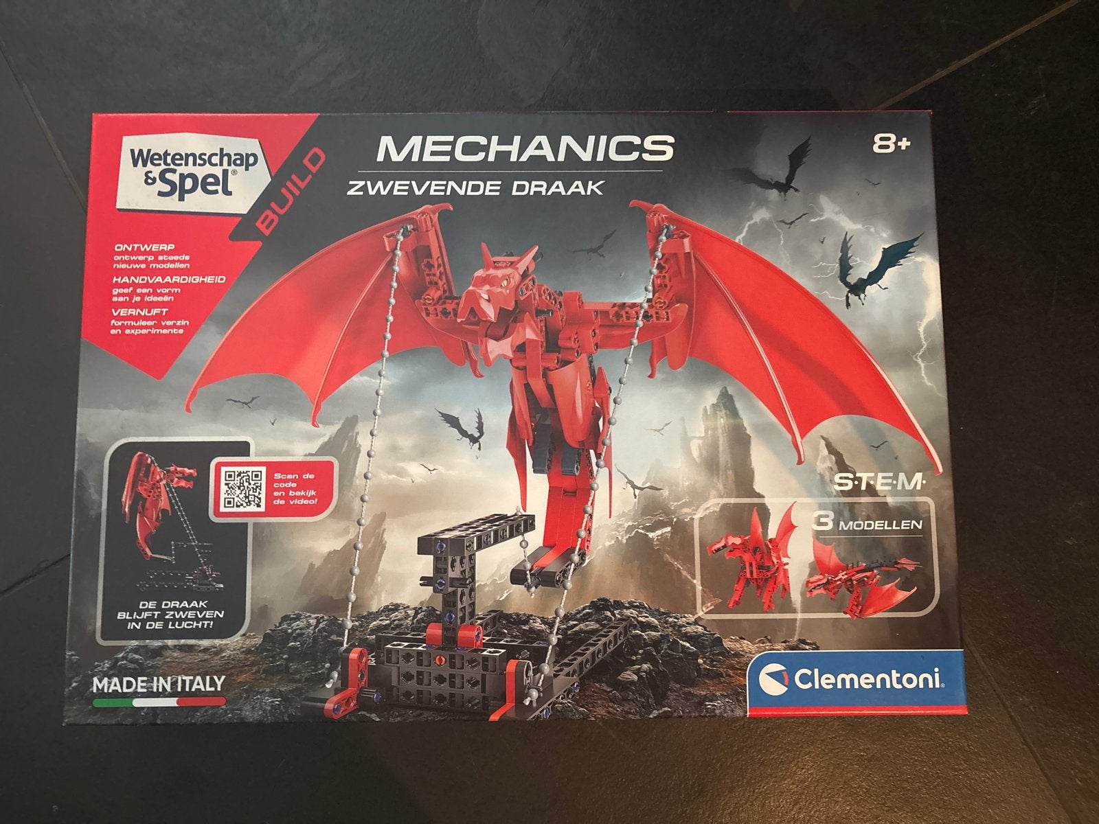 Clementoni Wetenschap & Spel Mechanics Zwevende Draak, Ophalen of Verzenden, Nieuw, Bouwen