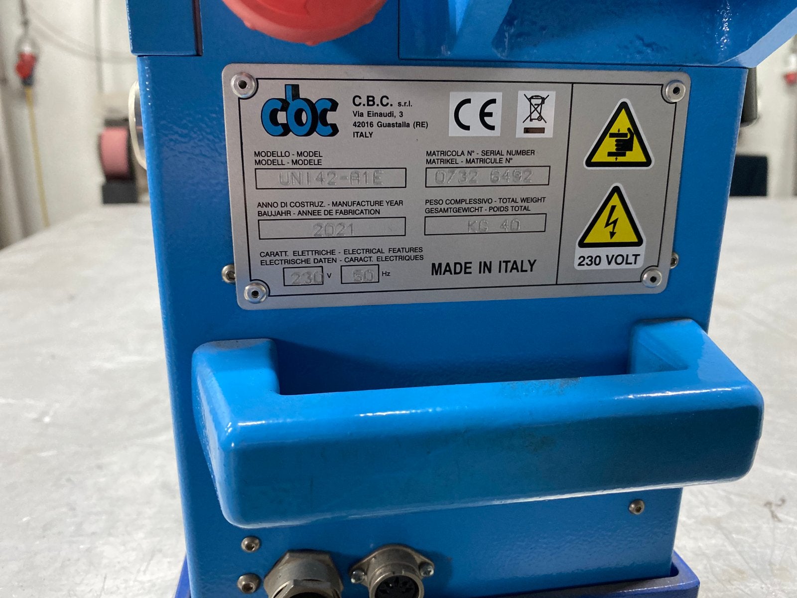 CBC UNI 42 pijp buigmachine zonder buigmal, Ophalen, Zo goed als nieuw