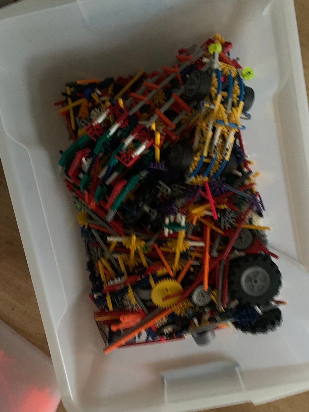 Grote partij K'nex: 9,1 Kilo + Complete Big Air Ball Tower, Ophalen, Gebruikt, K'nex