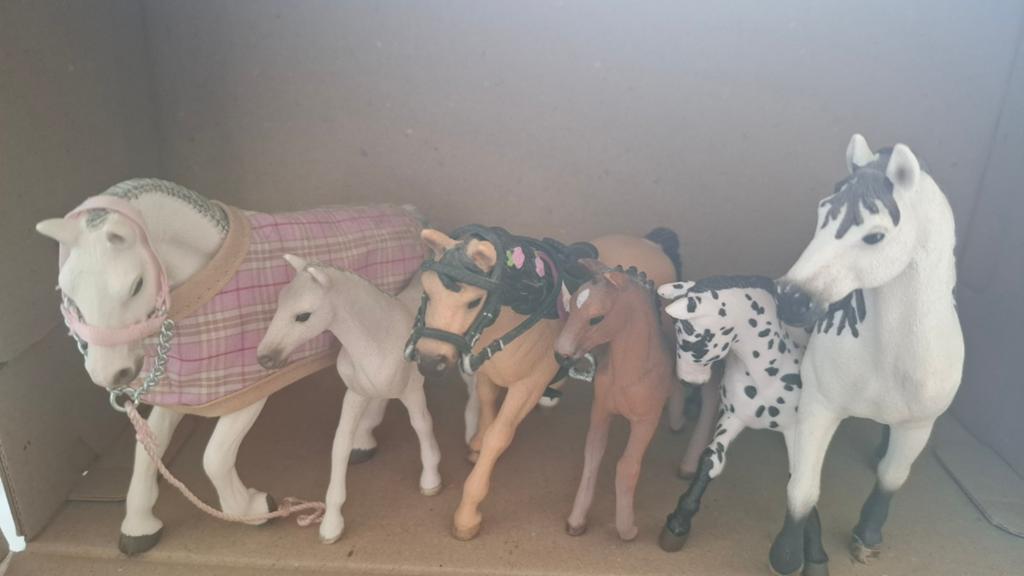 Schleich & Papo paarden beeldjes - Per stuk of als set, Ophalen, Zo goed als nieuw, Dier