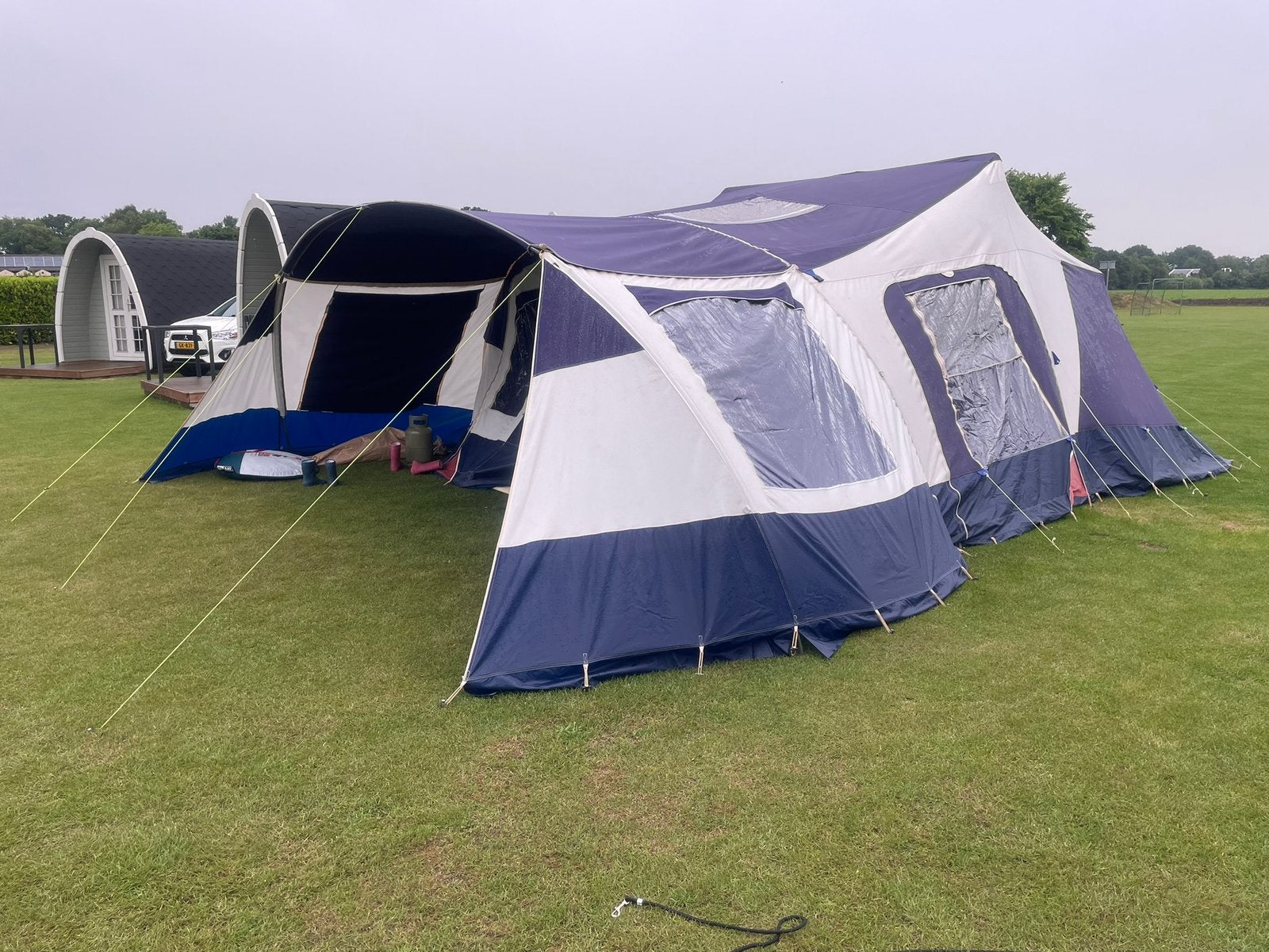 Jamet Rondo XL 2012, Caravans en Kamperen, Vouwwagens, Ophalen, Blauw, Aanwezig, Jamet