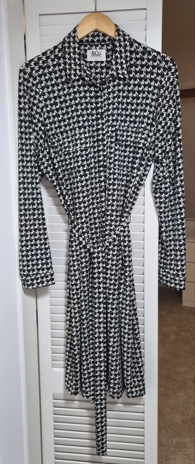 &Co Woman jurk, Zwart, Maat 46/48 (XL) of groter, &Co Woman, Ophalen of Verzenden